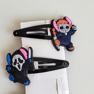 Disney Stitch Horror Hair Clips